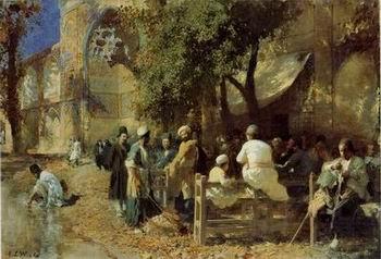 Arab or Arabic people and life. Orientalism oil paintings 90, unknow artist